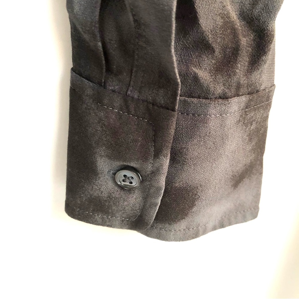 Rails Hillary Crossover Blouse Black & Gray Slate… - image 7